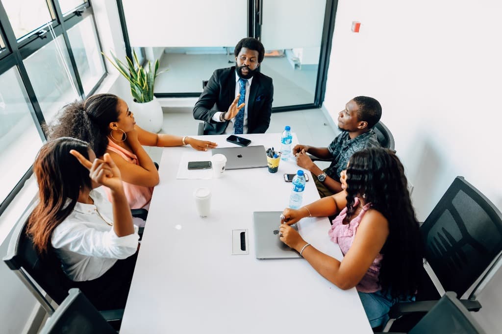 African tech team collaborating